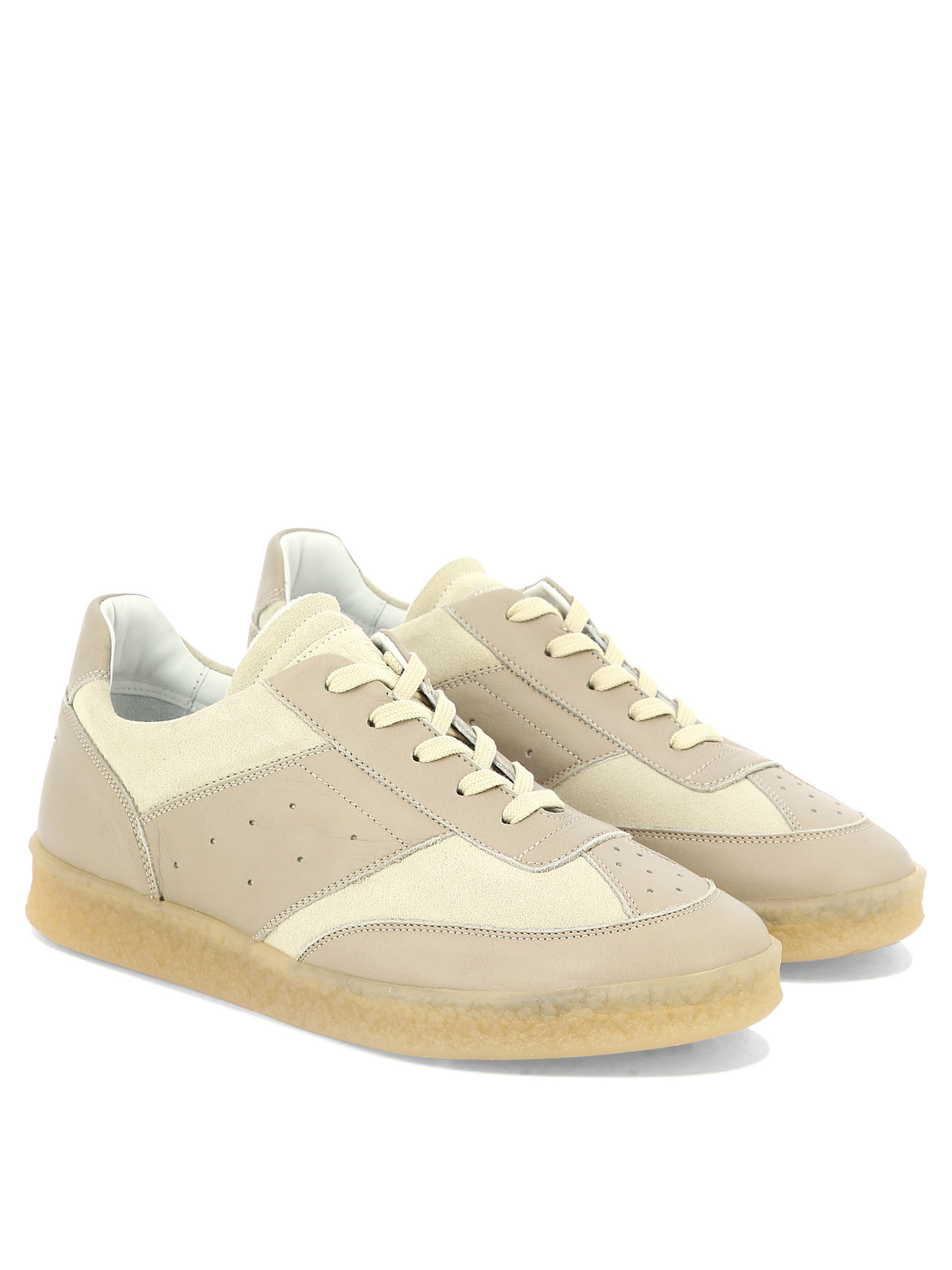 MM6 MAISON MARGIELA Leather and suede sneakers